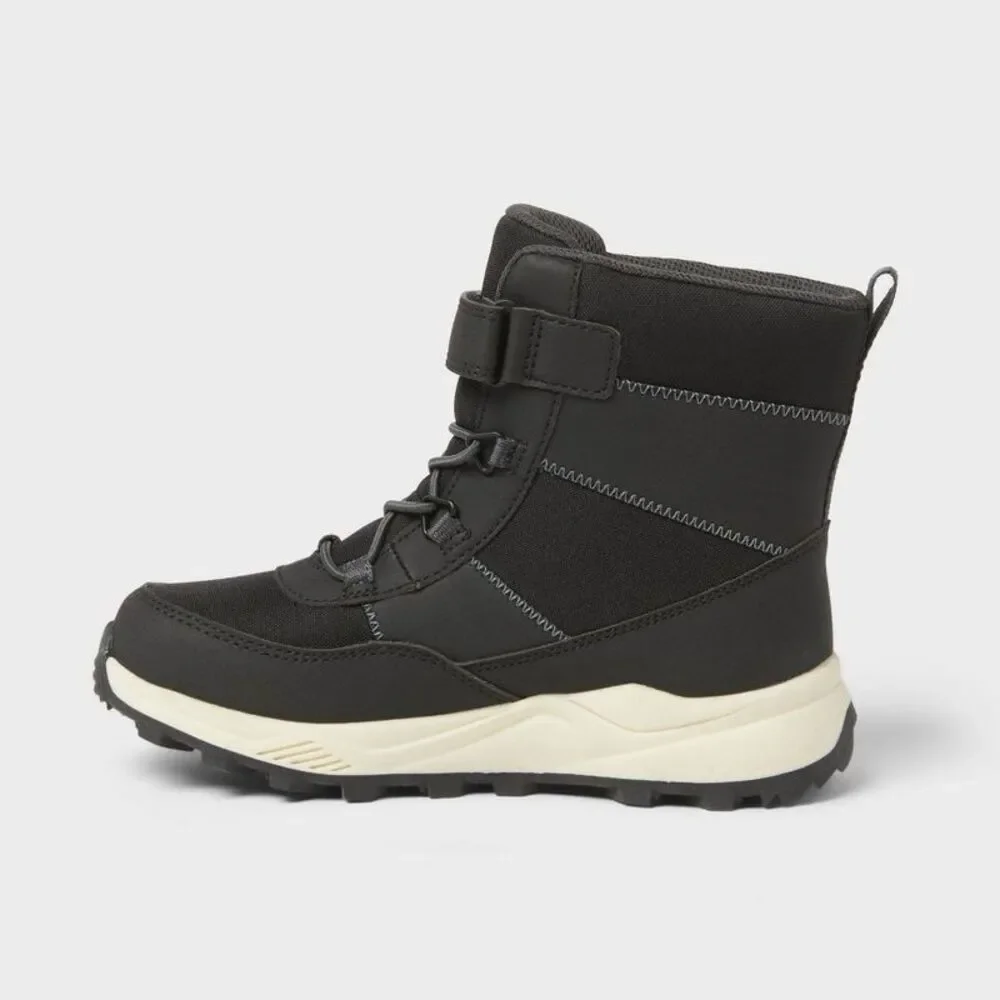 Kids' Noah Hiker Winter Boots - Cat & Jack Black 1